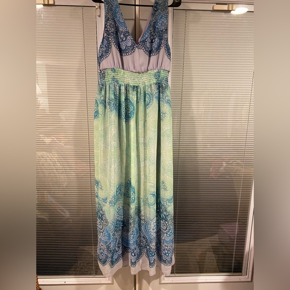 Euc Cocomo Woman ombré maxi dress SZ 1x - Picture 3 of 4